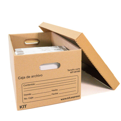 Caja para Archivo T/Carta 52 x 31 x 24.7 cm – KIT 25193