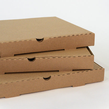Caja para pizza mediana o comida plana 14" - 35 x 35 x 4 cm – KIT 25137