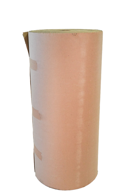 Cartón Corrugado (Single Face) Kraft – Rollo protector 100% reciclable | 125 cm de ancho