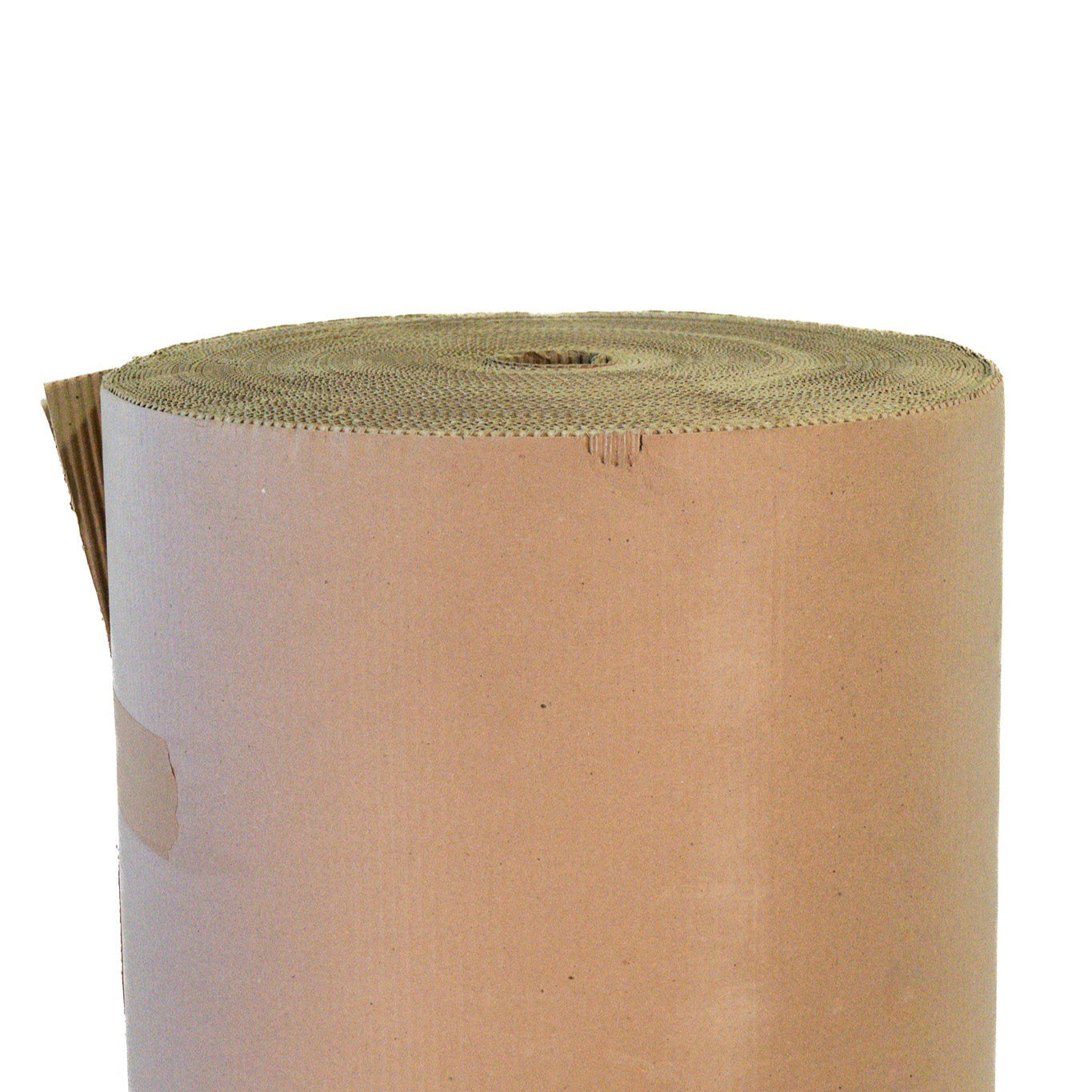 Cartón Corrugado (Single Face) Kraft – Rollo protector 100% reciclable | 125 cm de ancho