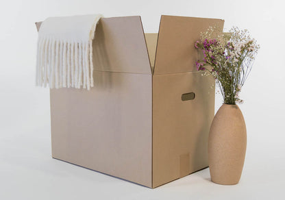 Caja para mudanza y almacenamiento - 60 x 40 x 40 cm - KIT 25028