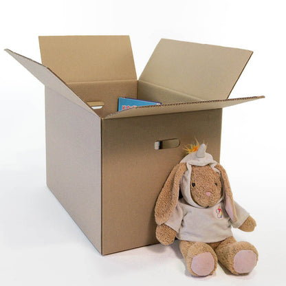 Caja para mudanza y almacenamiento - 60 x 40 x 40 cm - KIT 25028