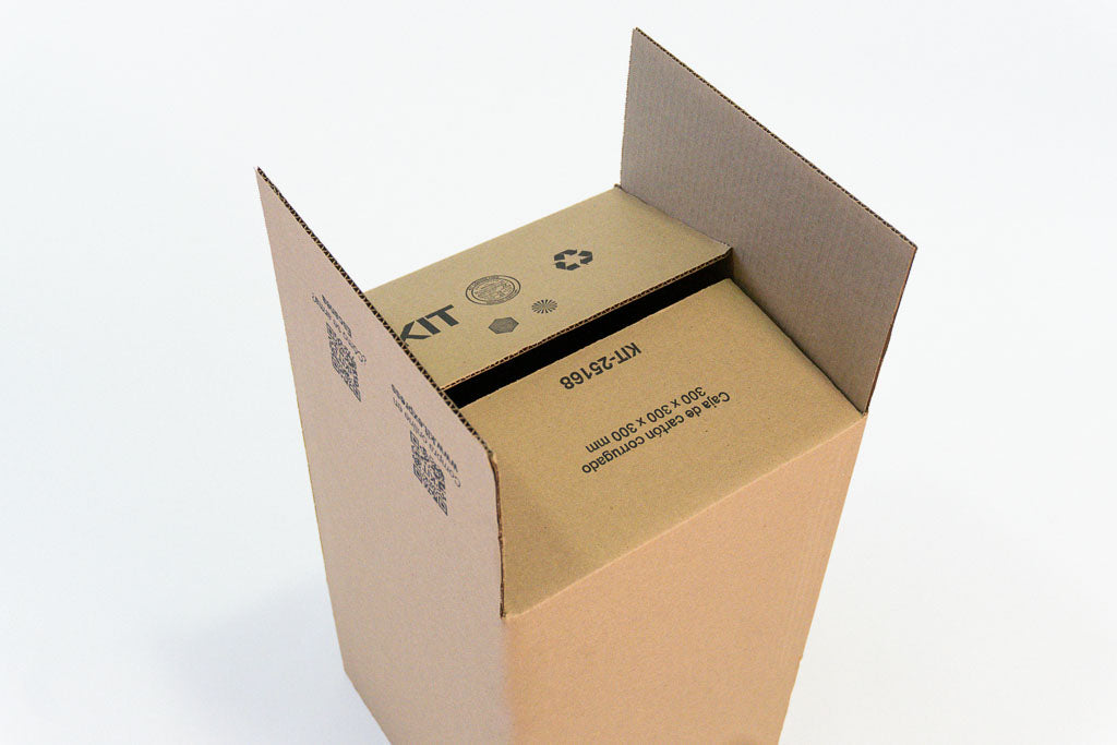 Caja de cartón corrugado 12x12x12"  (30 x 30 x 30 cm) - KIT 25168
