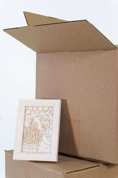 Caja de cartón corrugado 12x12x12"  (30 x 30 x 30 cm) - KIT 25168