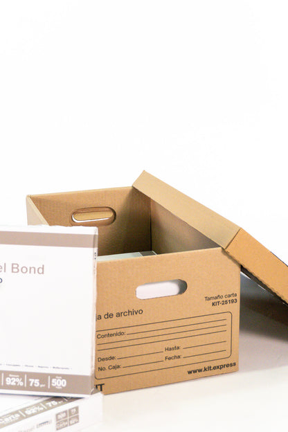 Caja para Archivo T/Carta 52 x 31 x 24.7 cm – KIT 25193