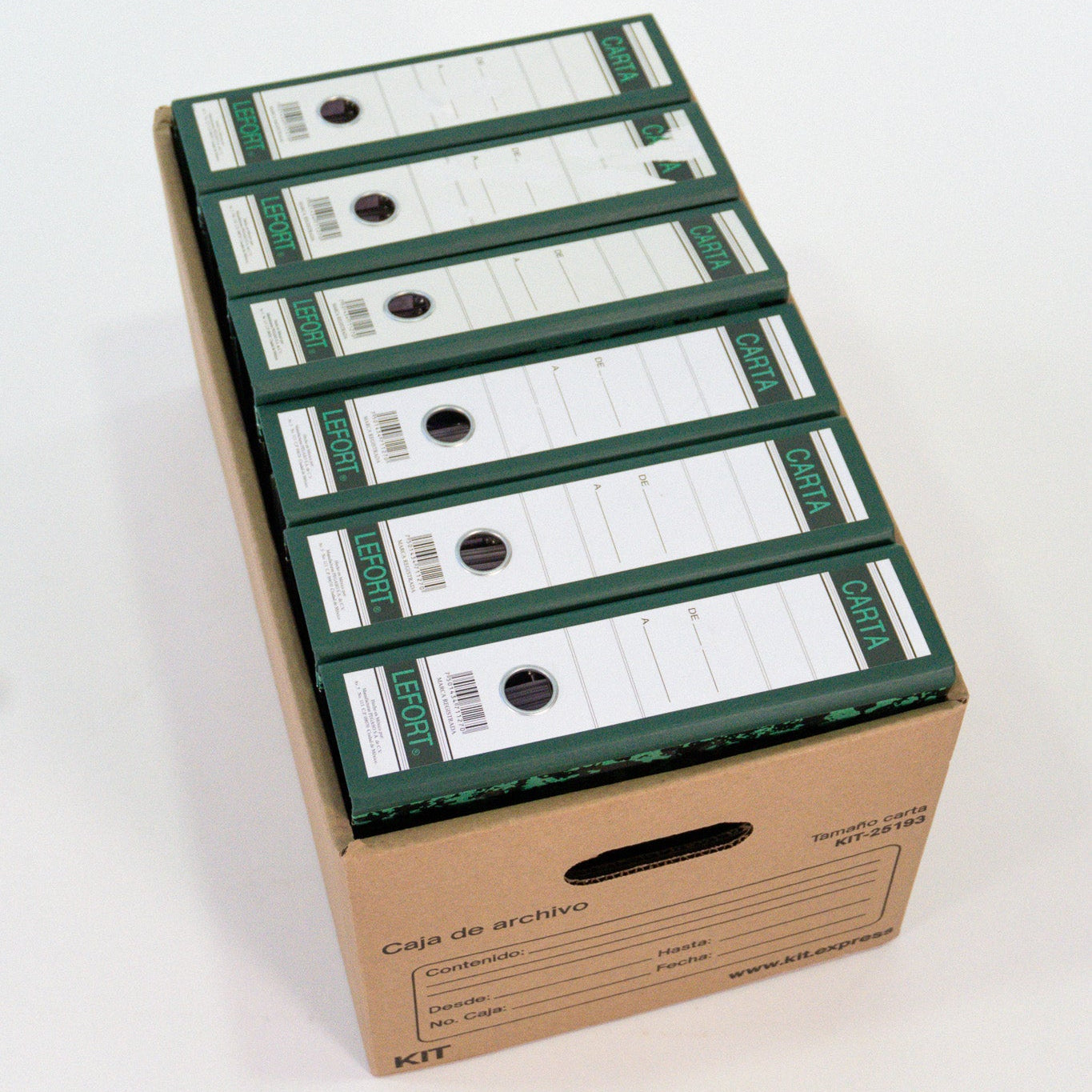 Caja para Archivo T/Carta 52 x 31 x 24.7 cm – KIT 25193