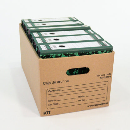 Caja para Archivo T/Carta 52 x 31 x 24.7 cm – KIT 25193